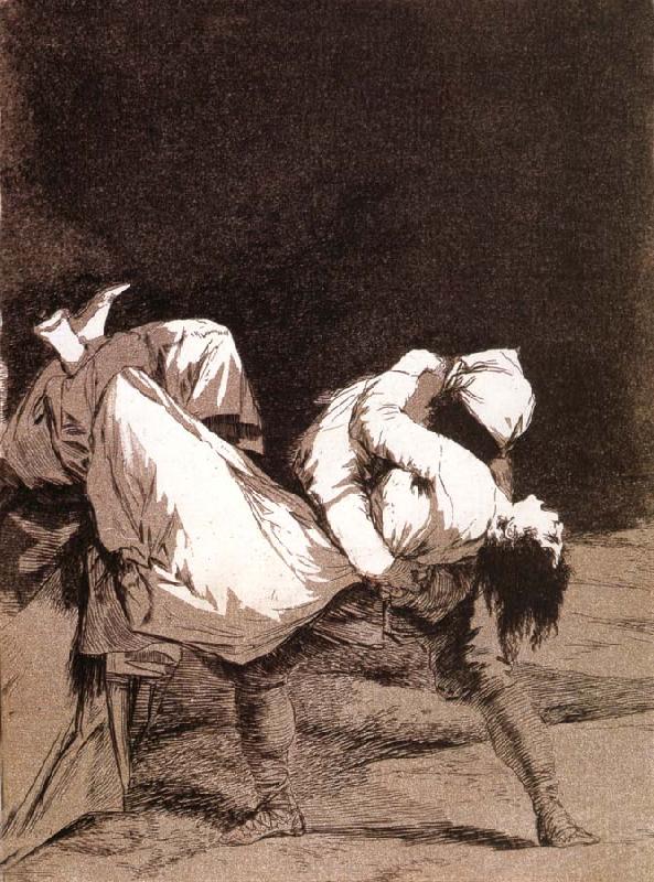 Francisco Goya Que se la llevaron oil painting picture